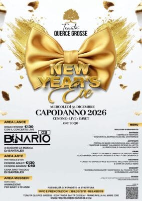 Capodanno 2026 alla Tenuta Querce Grosse Francavilla Al Mare
