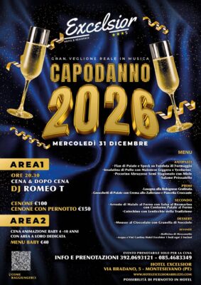 Capodanno 2026 presso Hotel Excelsior Pescara