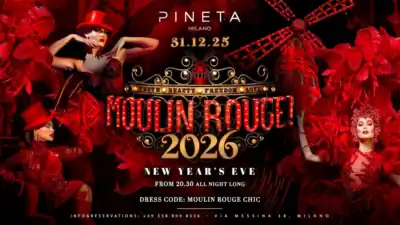 Capodanno 2026 discoteca Pineta Milano